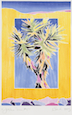 Kathryn Lee Smith, White-Line Woodblock Print, Jashua Tree